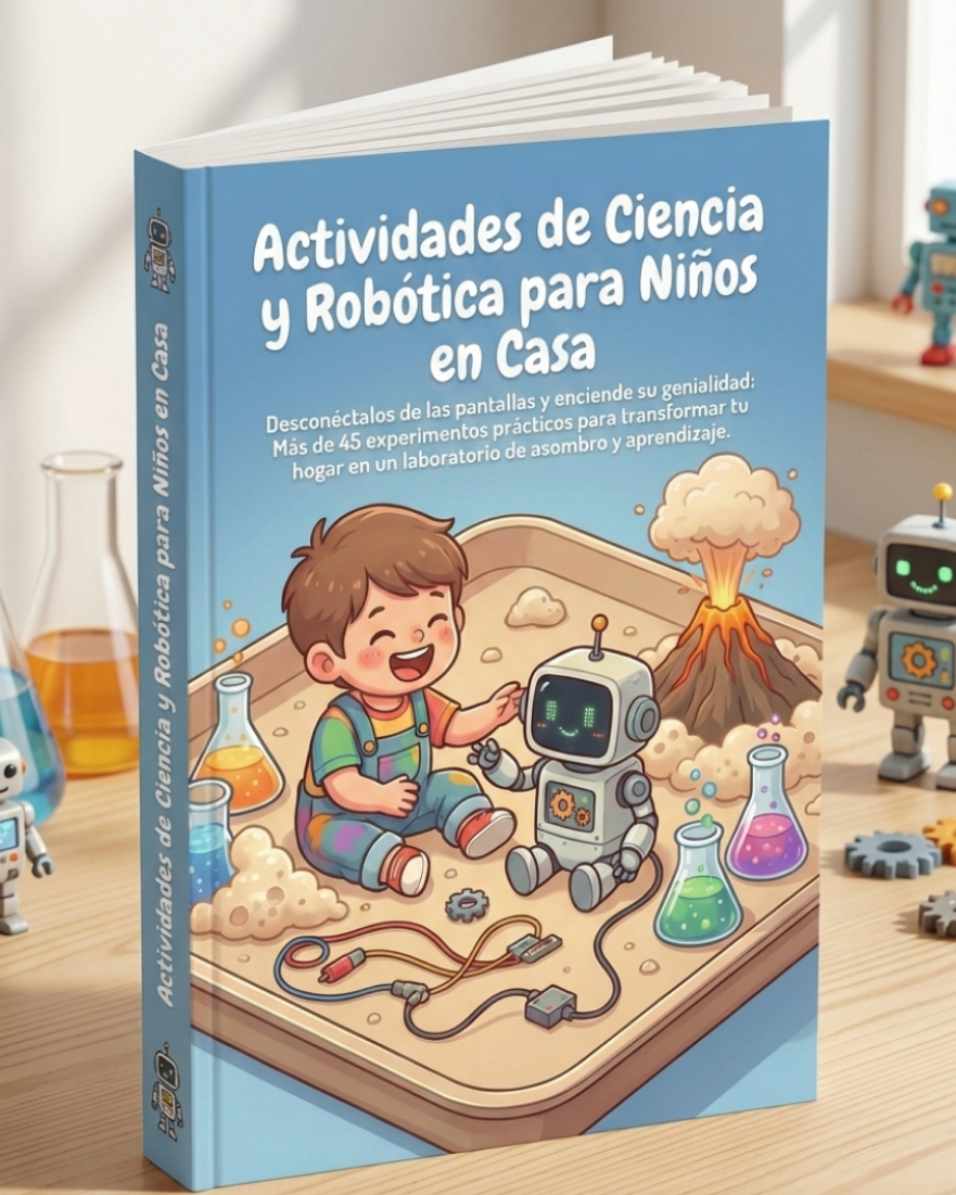 Actividades de ciencia y robótica para niños en casa + 3 bonos